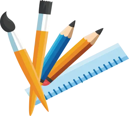 Assorted Stationery Items for Creative and Office Use