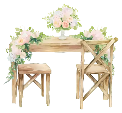 Elegant Floral Table Setting