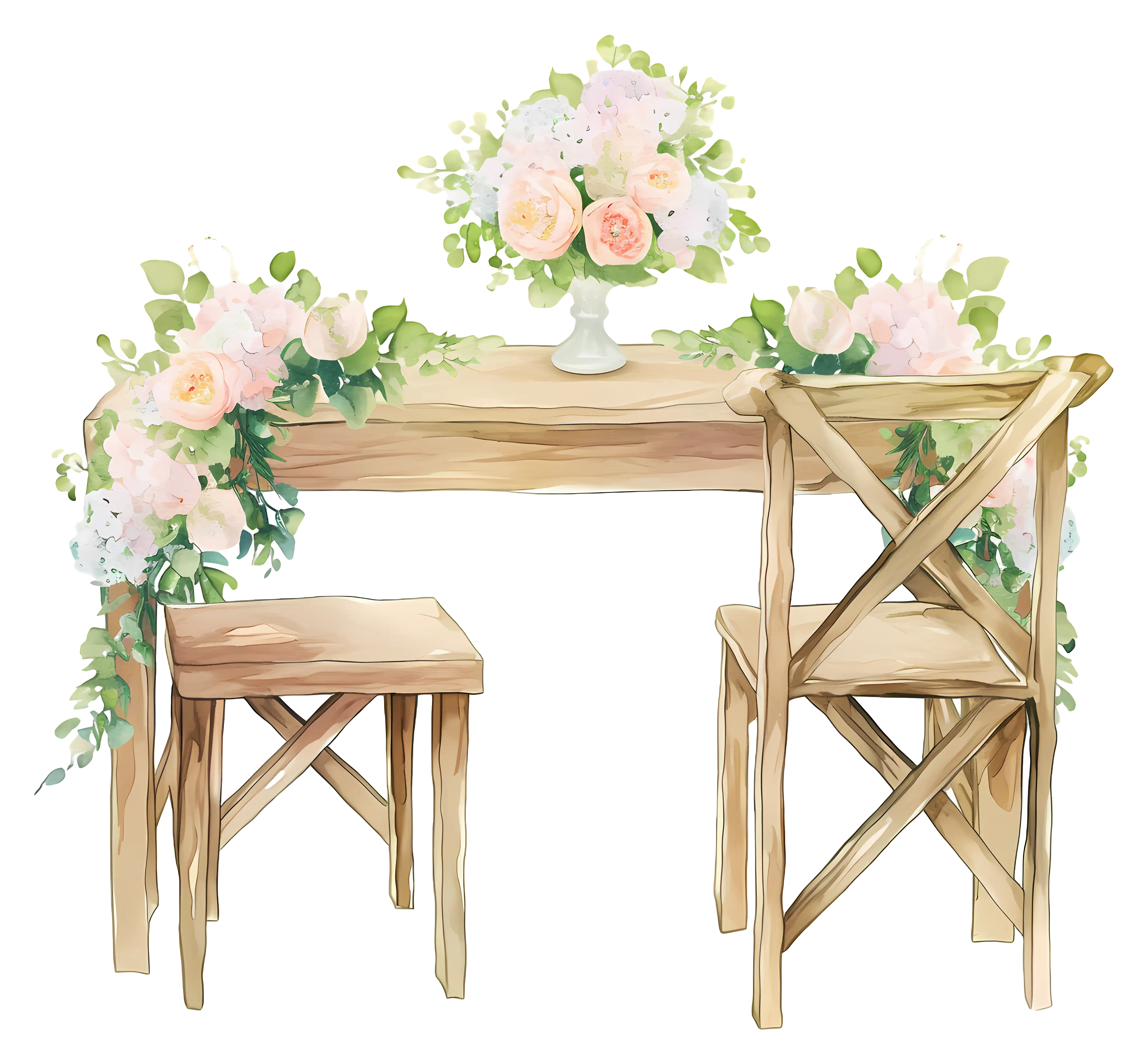 Elegant Floral Table Setting