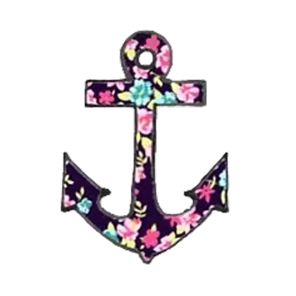 Floral Decorative Anchor
