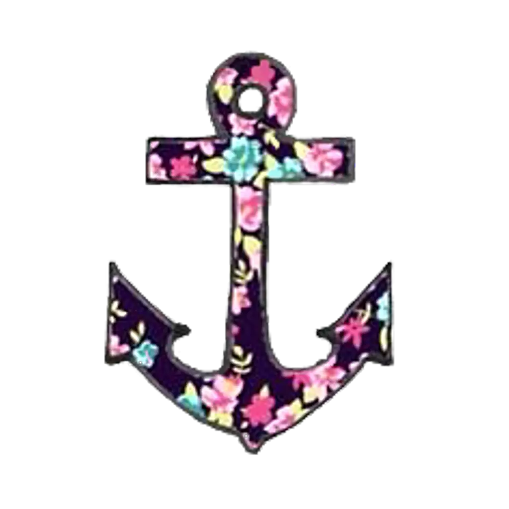 Floral Decorative Anchor