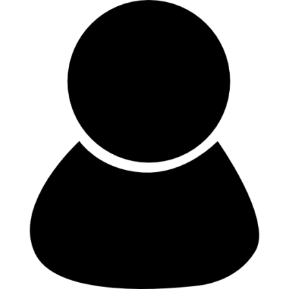 Black Silhouette Avatar Icon