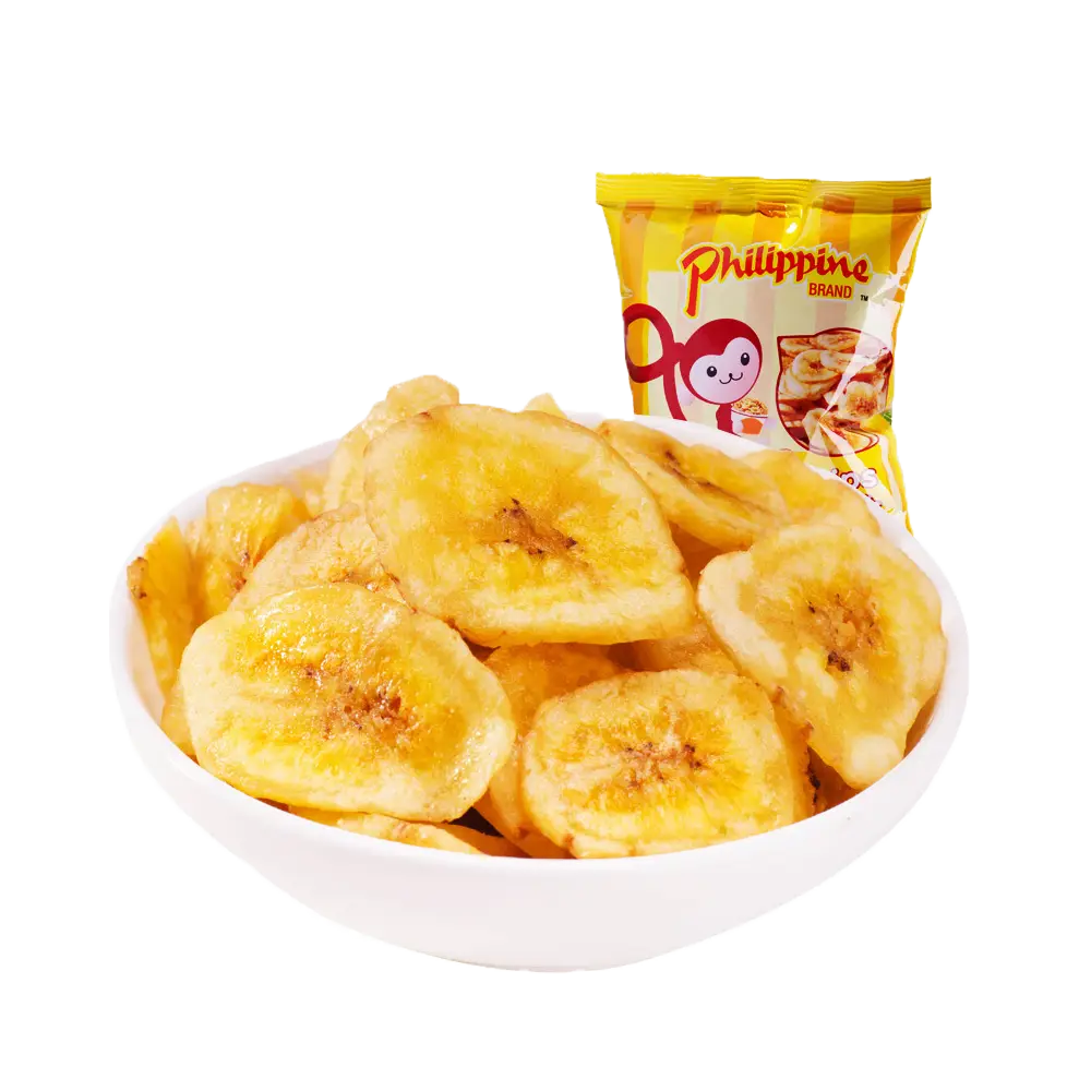 Crispy Banana Chips in Bowl