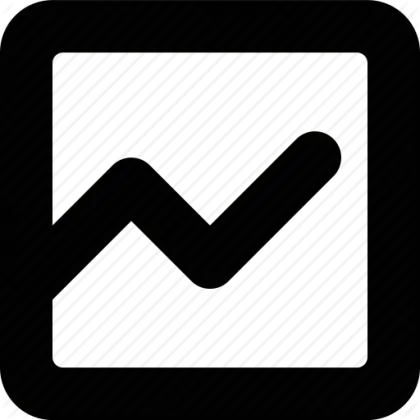 Black Chart Icon