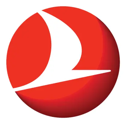 Red Circle Logo with White Swoosh