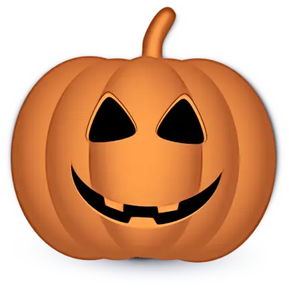 Smiling Jack-o&#039;-Lantern Illustration