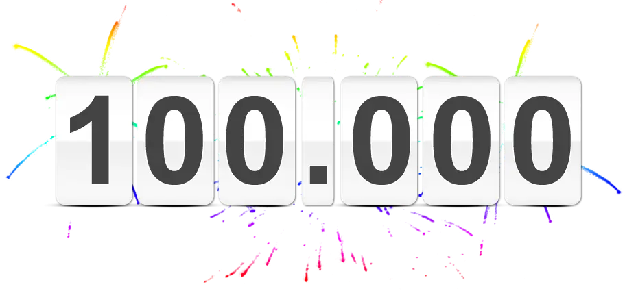 Celebrating 100,000 Milestone