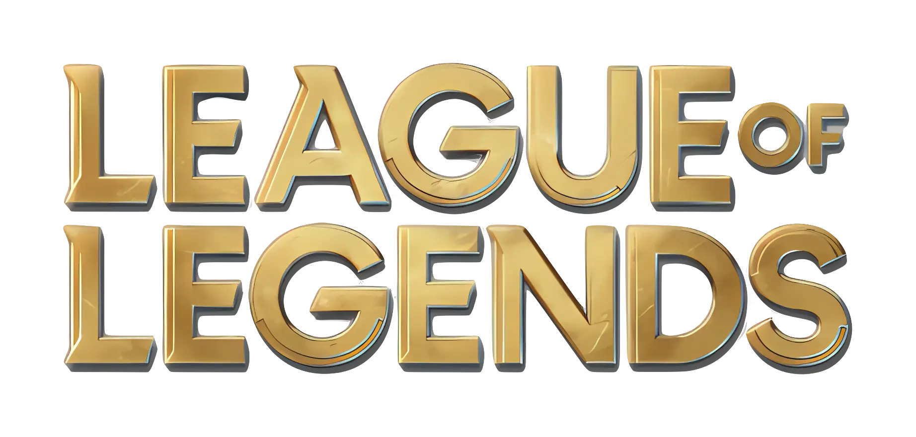 League of Legends Logo in Gold