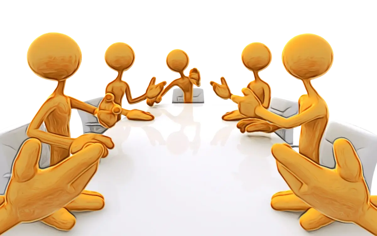Team Discussion Representation in Office Setup