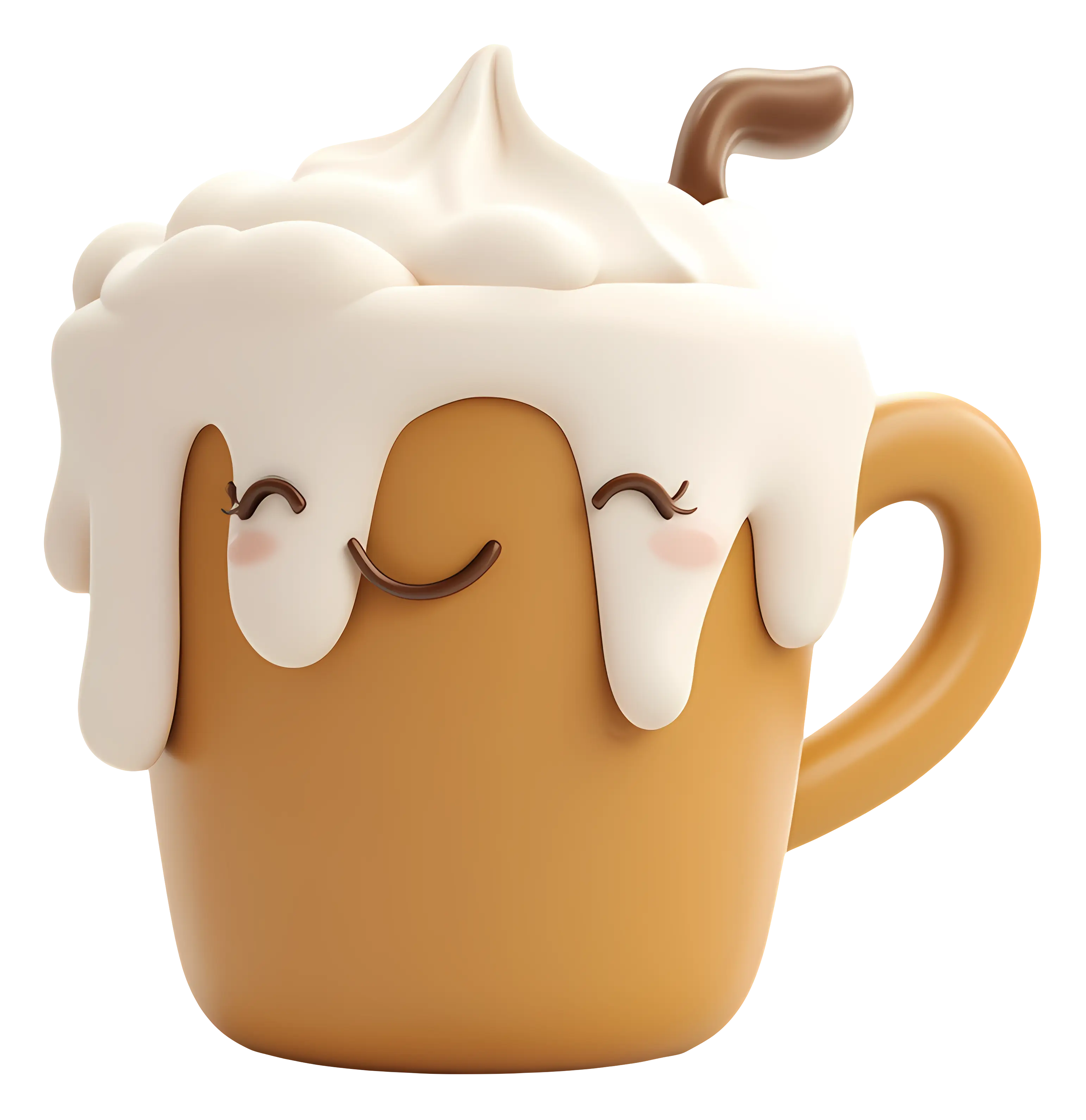 Cute Coffee Mug with Whipped Cream