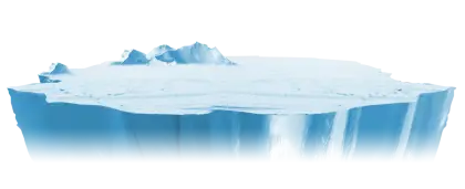 Floating Iceberg in Arctic Waters