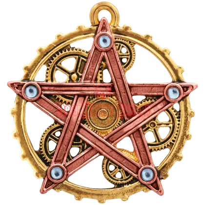 Steampunk Pentagram Symbol