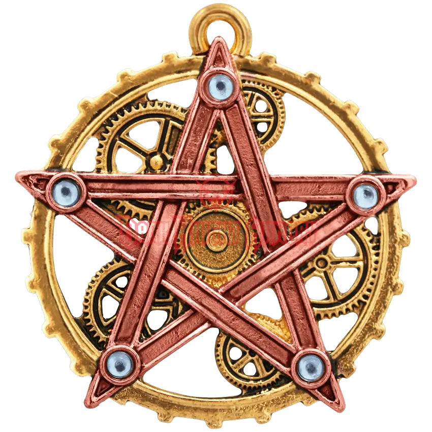 Steampunk Pentagram Symbol