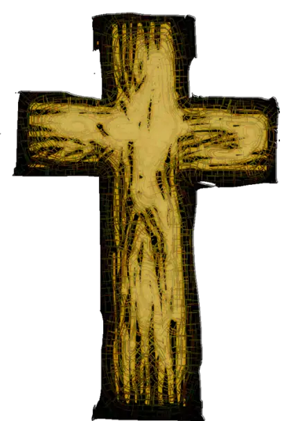 Handcrafted Wooden Cross Symbol
