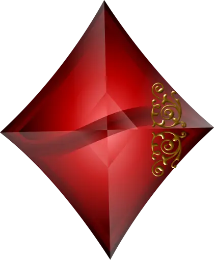 Elegant Red Diamond Gem