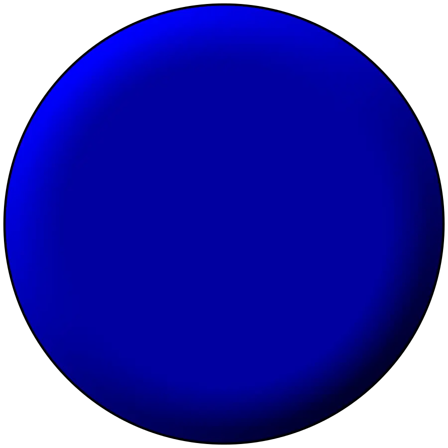 Simple Blue Circle Design