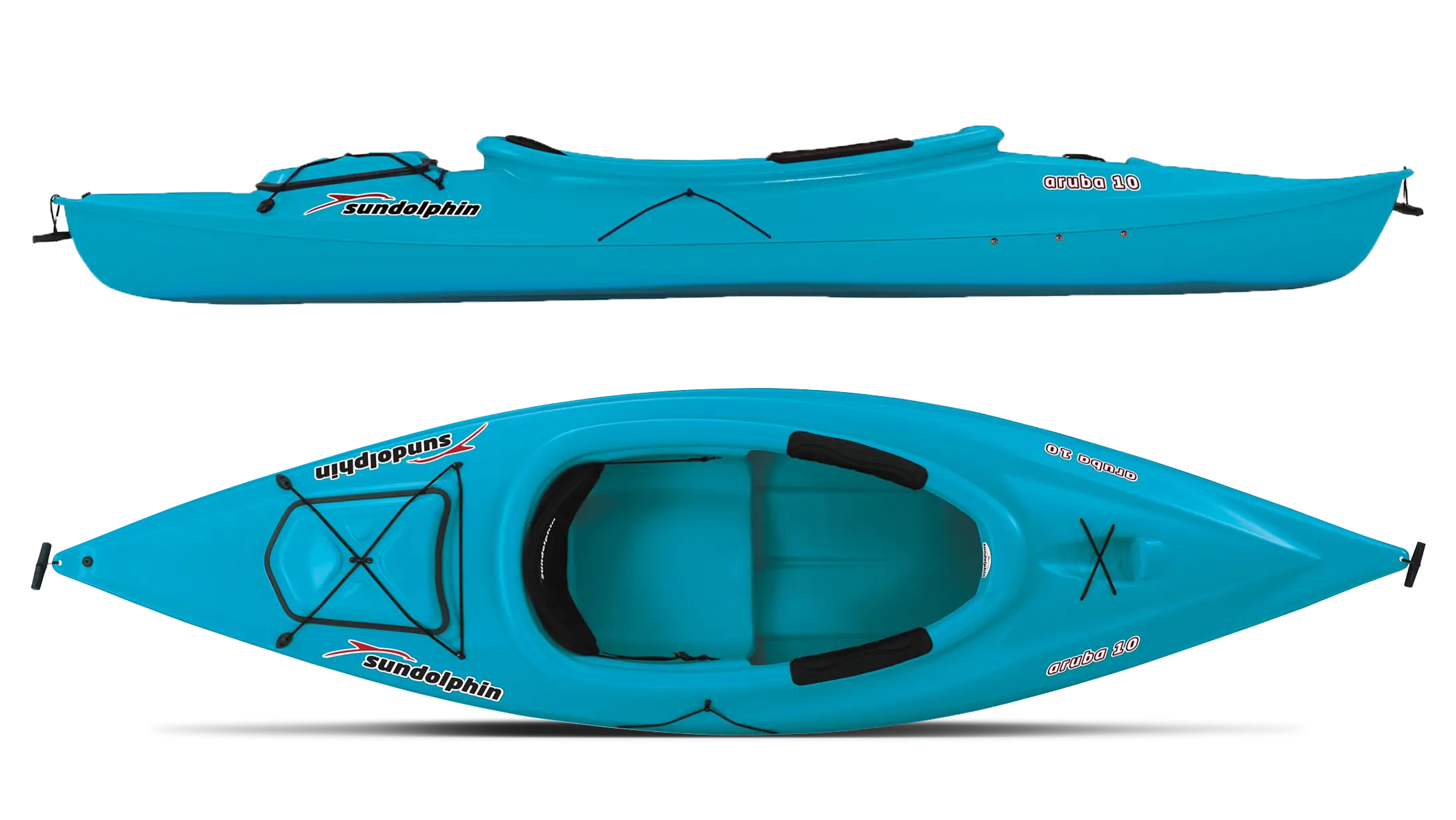 Blue Kayak with Paddle