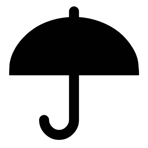 Black Umbrella Icon