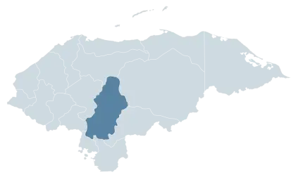 Highlighted Region in Geographical Map
