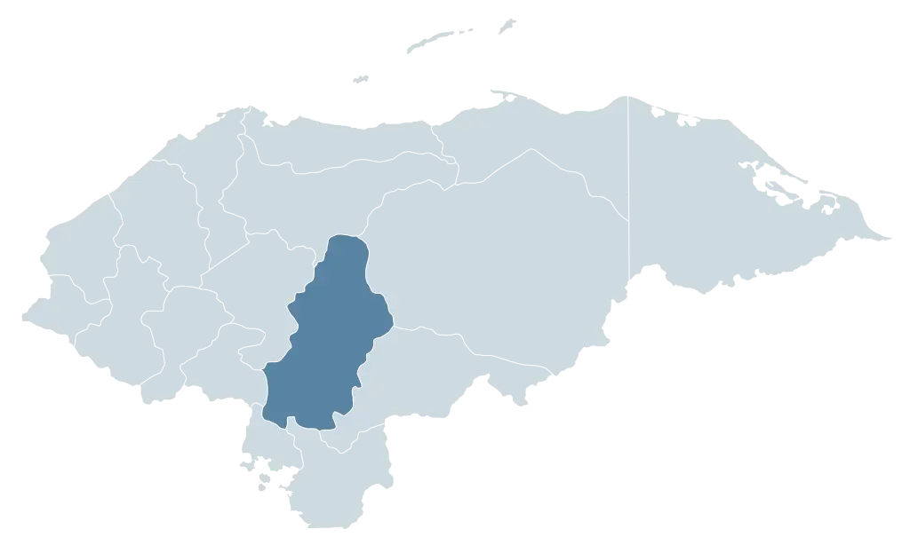 Highlighted Region in Geographical Map