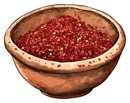 Bowl of Crushed Red Chili