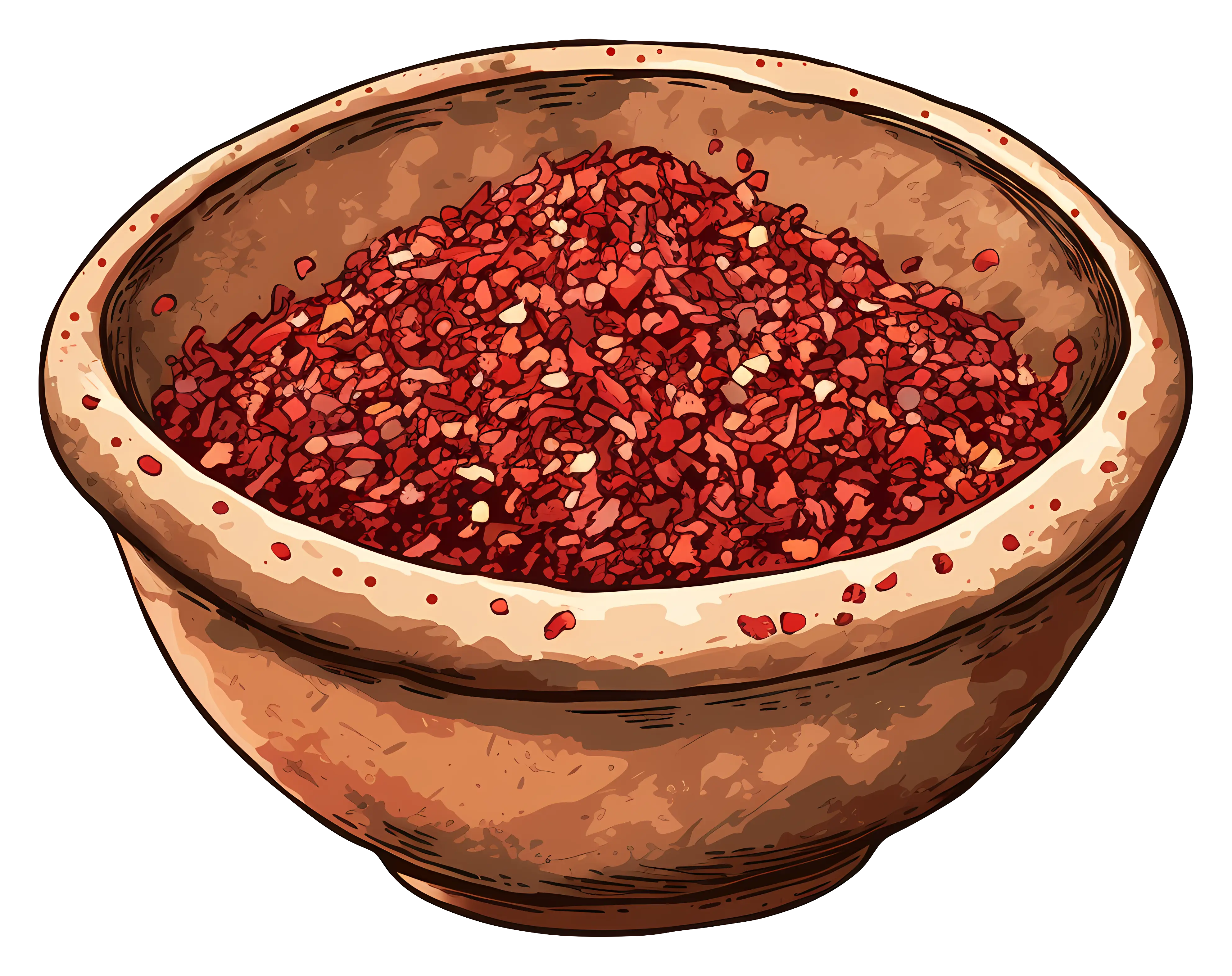 Bowl of Crushed Red Chili