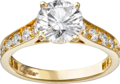 Elegant Gold Diamond Ring