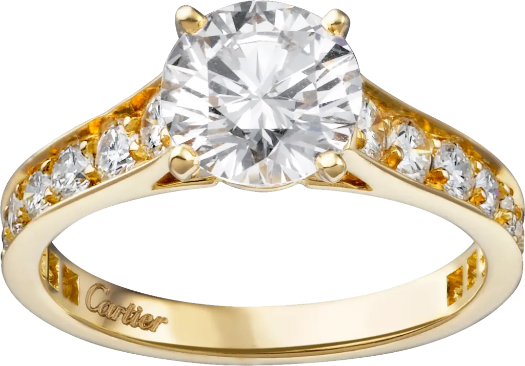 Elegant Gold Diamond Ring