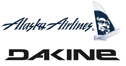 Alaska Airlines and Dakine Logos