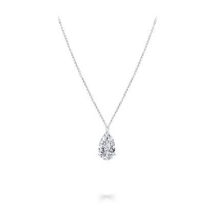 Elegant Teardrop Diamond Necklace