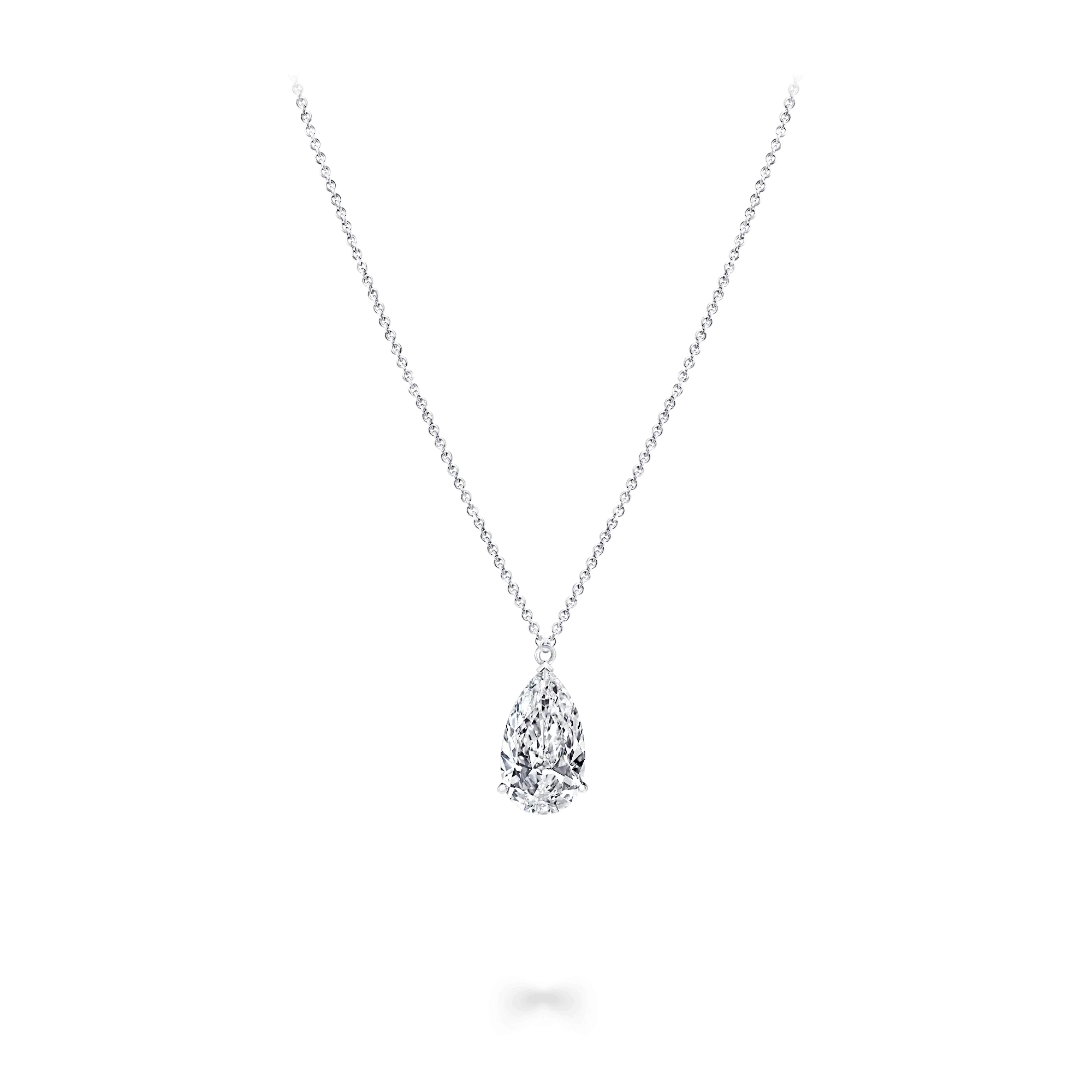 Elegant Teardrop Diamond Necklace
