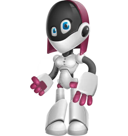 Futuristic Robot Character Illustration