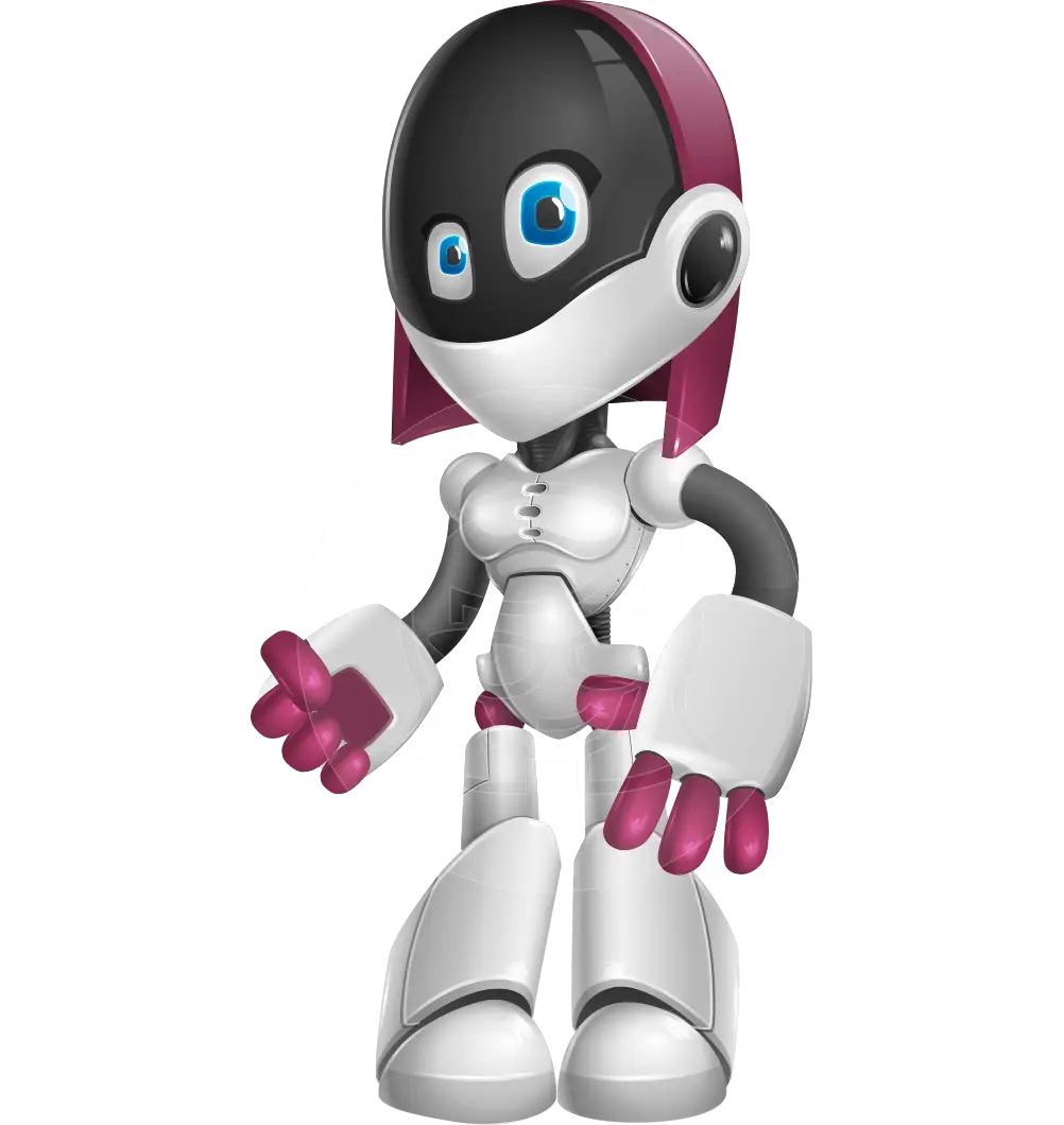 Futuristic Robot Character Illustration