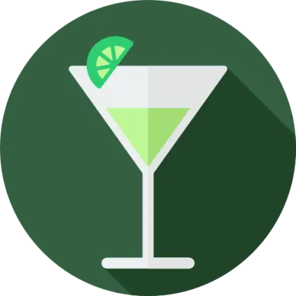 Lime Cocktail Illustration