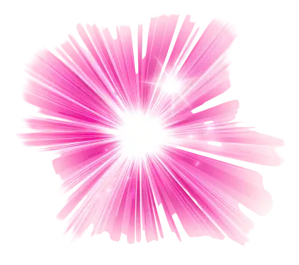 Pink Radiant Light Burst Effect