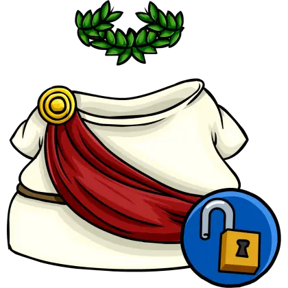 Roman Toga Outfit with Laurel Wreath