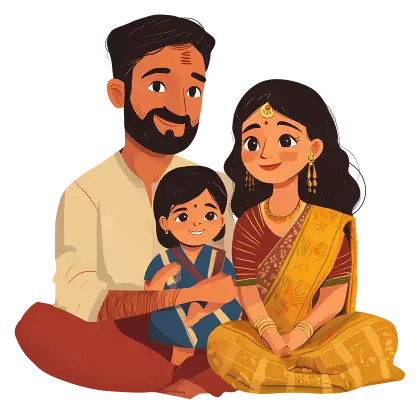 Traditional Family Portrait