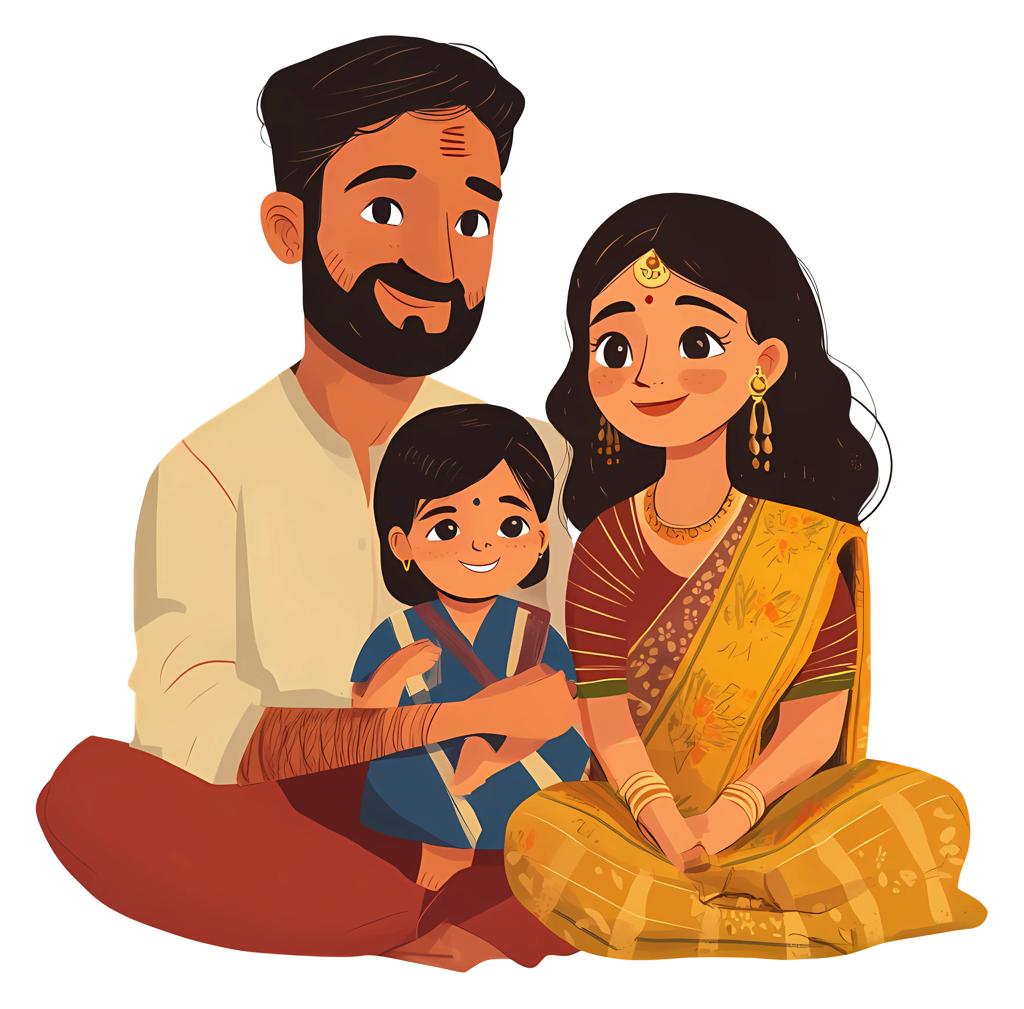 Traditional Family Portrait