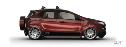 Red SUV Side View