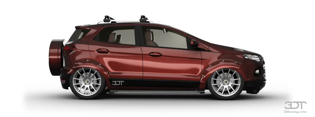 Red SUV Side View