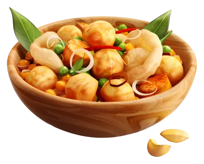 Mixed Snack Bowl with Vegetables