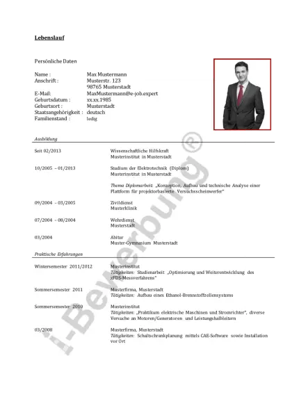 Professional Resume Document