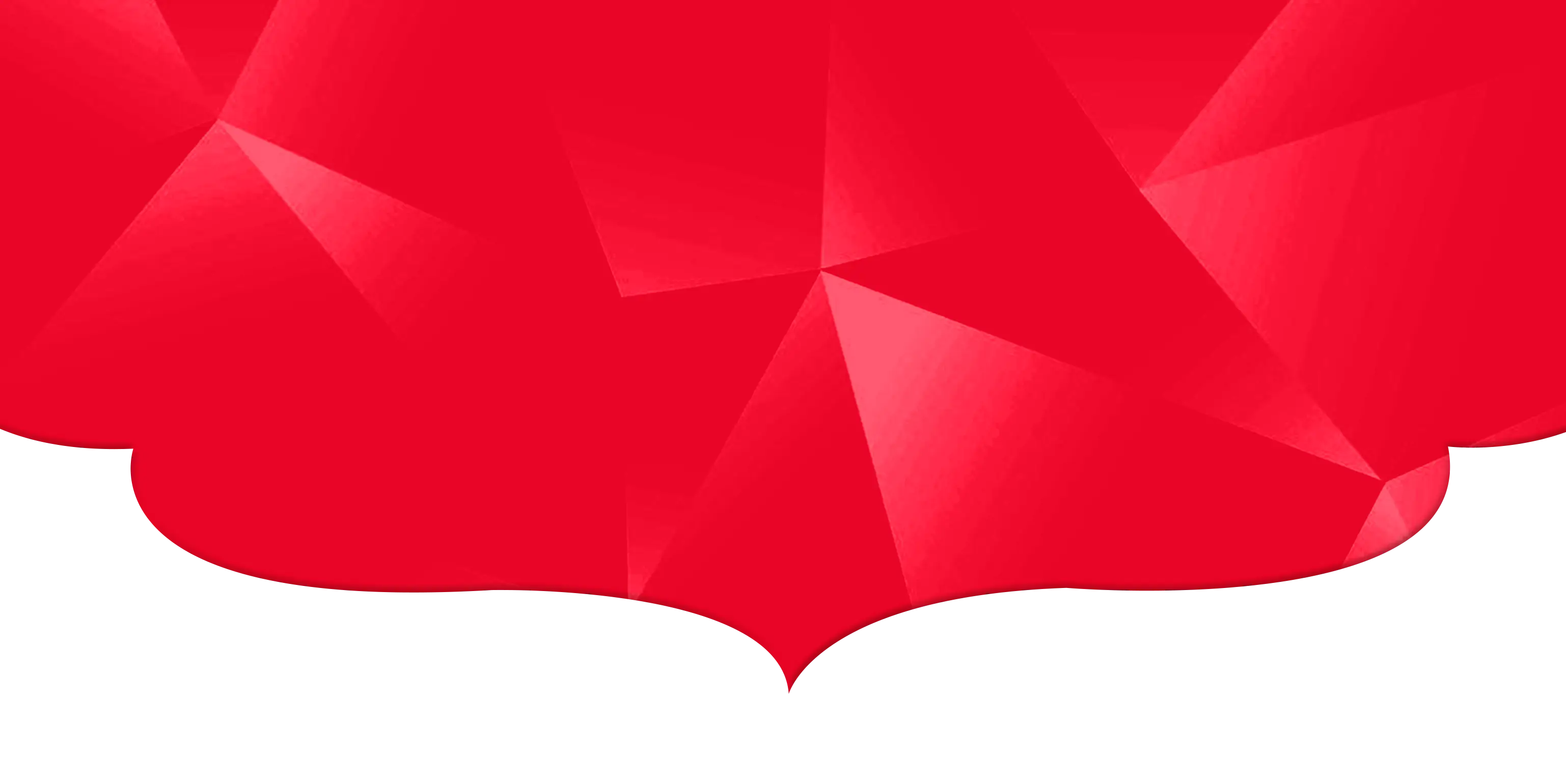 Red Geometric Banner