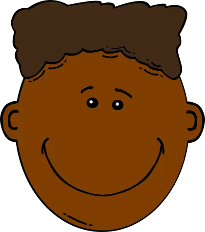 Simple Cartoon Smiling Face