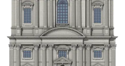 Classical building facade