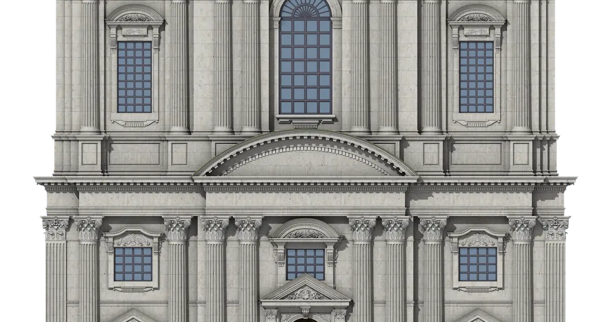 Classical building facade