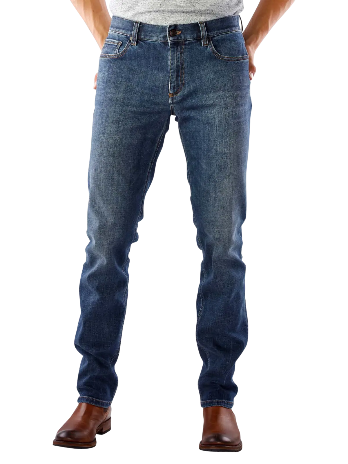 Classic Blue Denim Jeans for Casual Style
