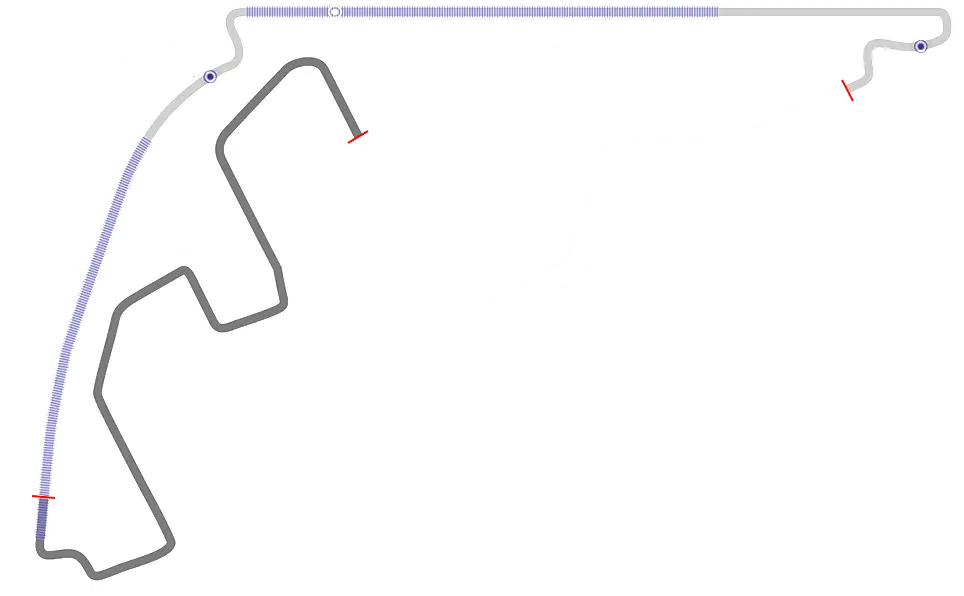 Race Track Layout with Circuit Design