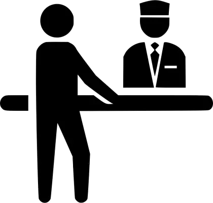 Security Checkpoint Icon Design