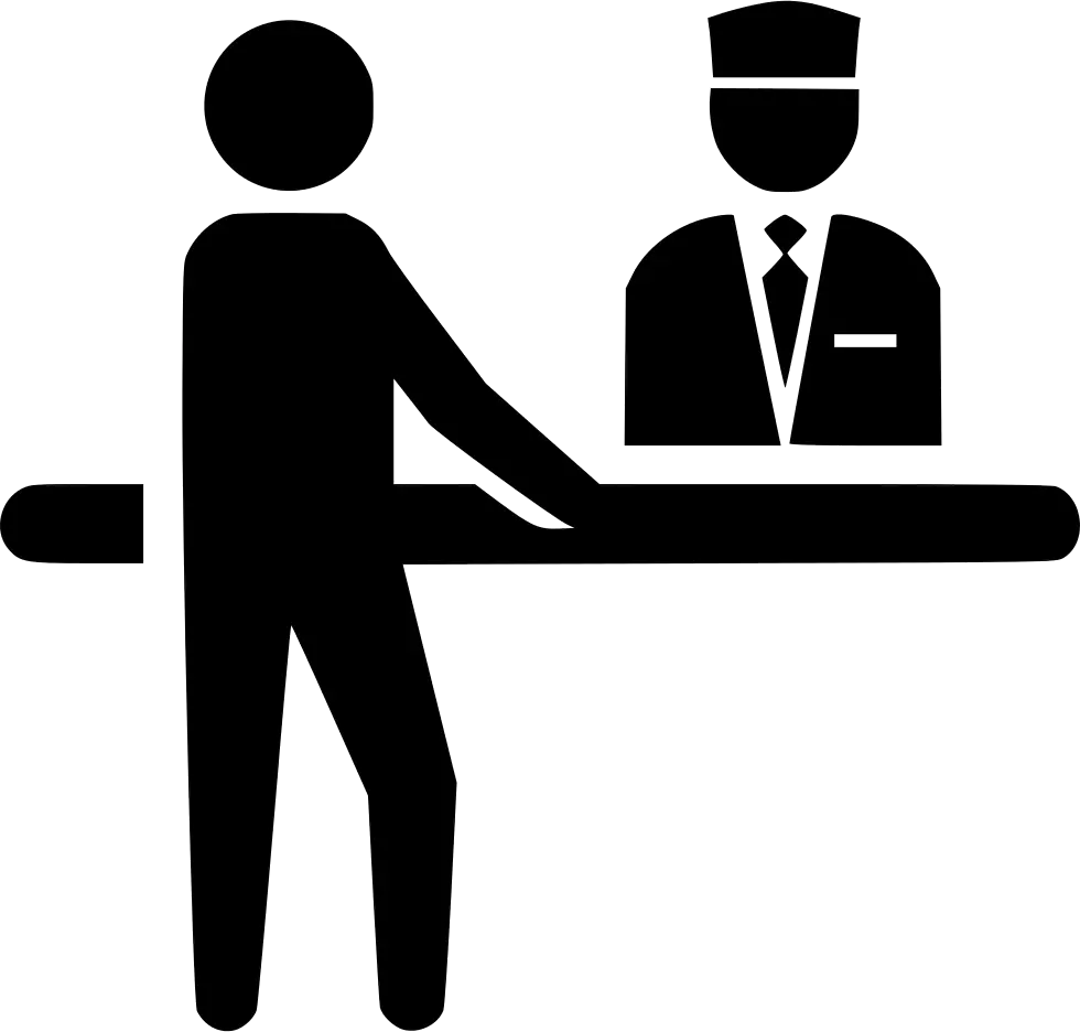 Security Checkpoint Icon Design